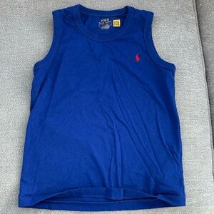 Kids Blue Polo Tank Top